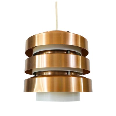 Copper and Metal Pendant Lamp from GDR, 1960s-PUK-617871