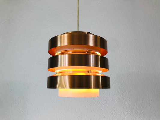 Copper and Metal Pendant Lamp from GDR, 1960s-PUK-617871