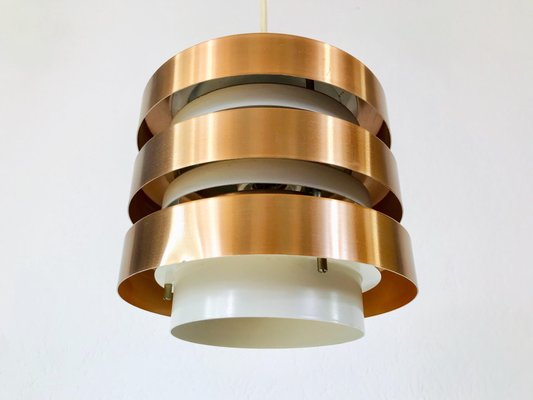 Copper and Metal Pendant Lamp from GDR, 1960s-PUK-617871