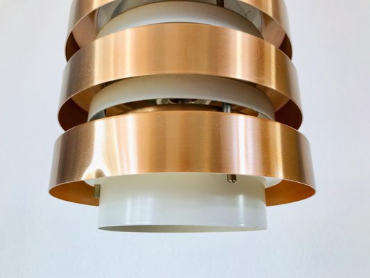 Copper and Metal Pendant Lamp from GDR, 1960s-PUK-617871