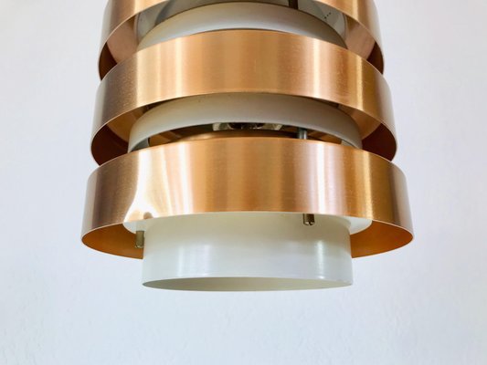 Copper and Metal Pendant Lamp from GDR, 1960s-PUK-617871