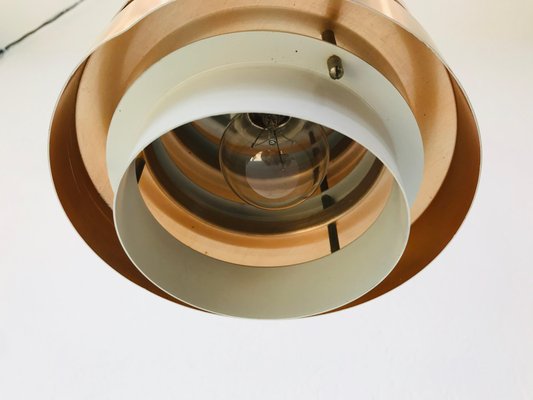 Copper and Metal Pendant Lamp from GDR, 1960s-PUK-617871