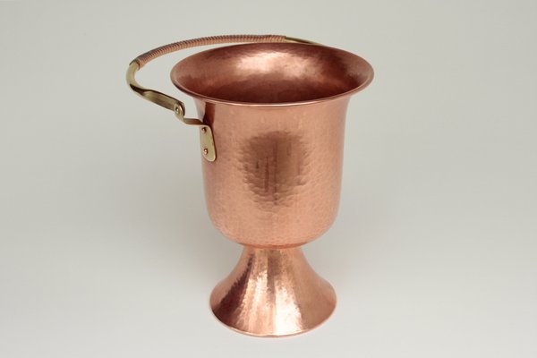 Copper Champagne Cooler from Eugen Zint, 1960s-DUM-2027121