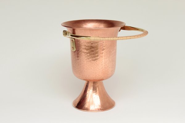 Copper Champagne Cooler from Eugen Zint, 1960s-DUM-2027121