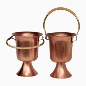 Copper Champagne Cooler from Eugen Zint, 1960s-DUM-2027121