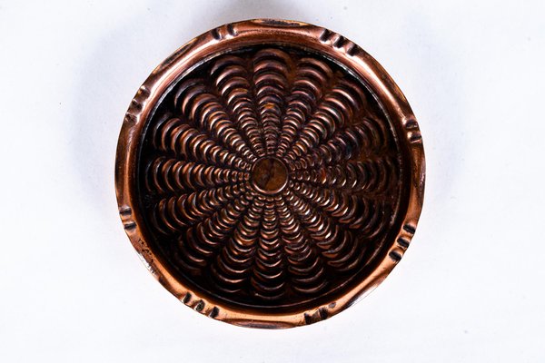 Copper Coaster, Vienna, 1950s, Set of 6-SPD-1438427