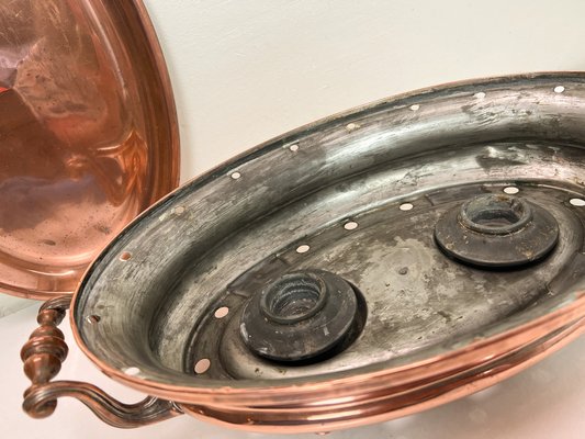 Copper Food Warmer from FH, France, 1950s-WZZ-1718299