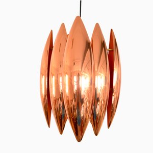 Copper Kastor Pendant Lamp by John Hammerborg for Fog & Mørup, 1960s-OV-556711