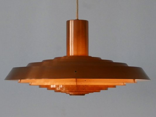 Copper Plate Pendant Lamp by Poul Henningsen for Louis Poulsen, Denmark, 1958-WPT-2016330