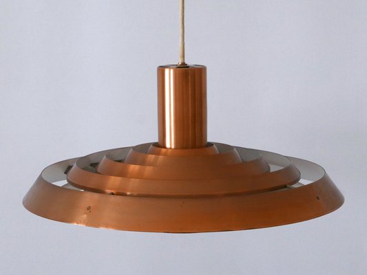 Copper Plate Pendant Lamp by Poul Henningsen for Louis Poulsen, Denmark, 1958-WPT-2016330