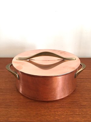 Copper Pot by Jens Quistgaard for Dansk Design, 1960s-OV-716709