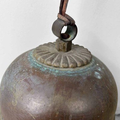 Copper Shrine Suzu Shinto Temple Bell, Japan, 1930s-DWL-1769013