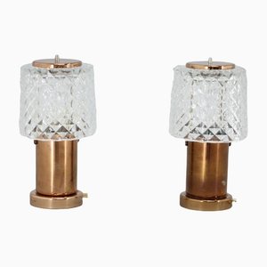 Copper Table Lamps by Kamenický Šeno, Czechoslovakia, 1970s, Set of 2-TZ-1186617