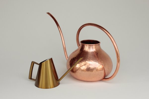 Copper Watering Can for Indoor Plants from Eugen Zint, 1950s-DUM-2027110