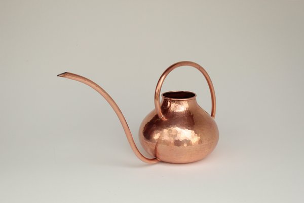 Copper Watering Can for Indoor Plants from Eugen Zint, 1950s-DUM-2027110