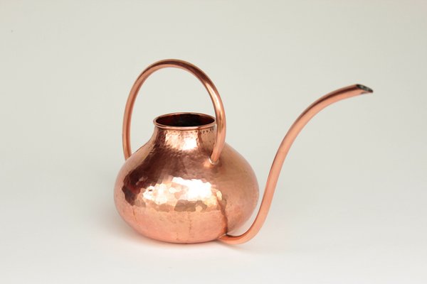 Copper Watering Can for Indoor Plants from Eugen Zint, 1950s-DUM-2027110