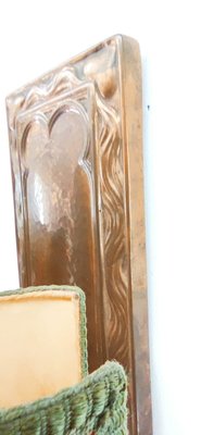 Coppered Brass Wall Sconce with small fans-QLH-1347945