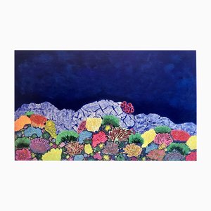 Corine Lescop, Coral Wonderland, 2024, Oil on Canvas-CHG-2037698