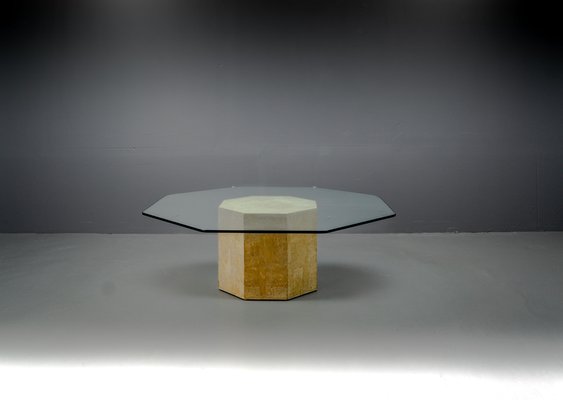 Cork and Glass Coffee Table, Germany, 1970s-VLO-1594219