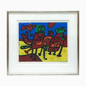 Corneille, Tribu II, 1992, Lithograph, Framed-UCH-1224553