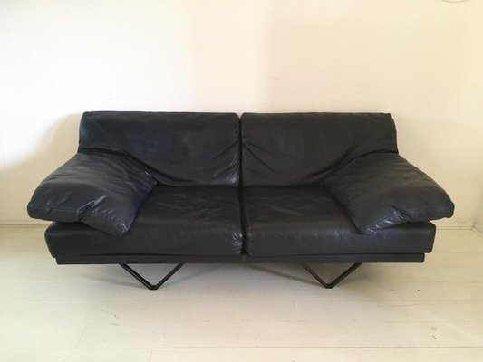 Cornelius Leather Sofa from Durlet, 1980s-LL-1356773