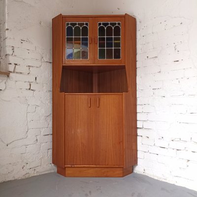 Corner Display Cabinet, Denmark, 1970s-LCV-1773575