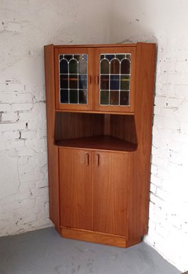 Corner Display Cabinet, Denmark, 1970s-LCV-1773575