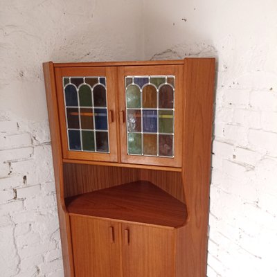 Corner Display Cabinet, Denmark, 1970s-LCV-1773575