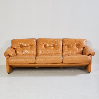 Coronado Leather Sofa Set, 1960s, Set of 3-CI-878441