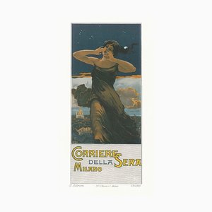 Corriere della Sera - Original Advertising Lithograph by G. Beltrami - 1910 1910-ZCI-759765