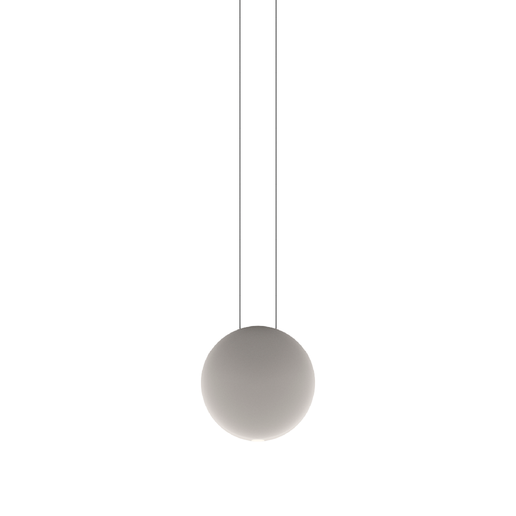 Vibia Cosmos 2500 - Flattened Sphere LED Pendant Lamp #66 Light-grey (PANTONE 403)