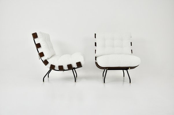 Costela Lounge Chairs attributed to Martin Eisler and Carlo Hauner for Forma, 1950s, Set of 2-HFM-1793012