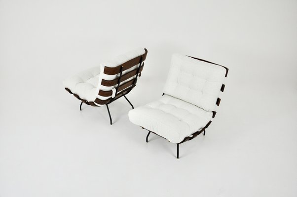 Costela Lounge Chairs attributed to Martin Eisler and Carlo Hauner for Forma, 1950s, Set of 2-HFM-1793012