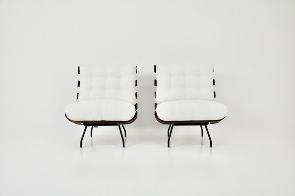 Costela Lounge Chairs attributed to Martin Eisler and Carlo Hauner for Forma, 1950s, Set of 2-HFM-1793012