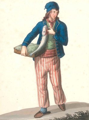 Costume di Castellone - Watercolor by M. De Vito - 1820 ca. 1820 c.a.-ZCI-757873