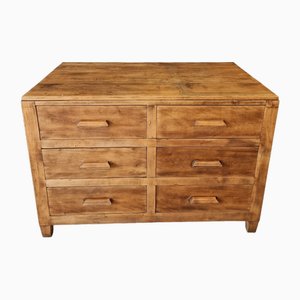 Counter Drawer Unit Work Table Kitchen Island in Beech, 1950s-IFQ-2017313