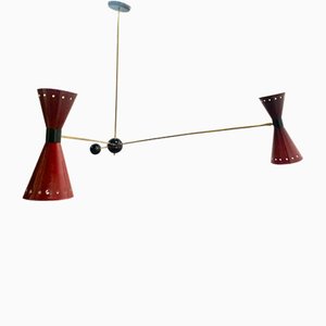 Counterweight Bistro Ceiling Lamp, 1950s-NUO-704854