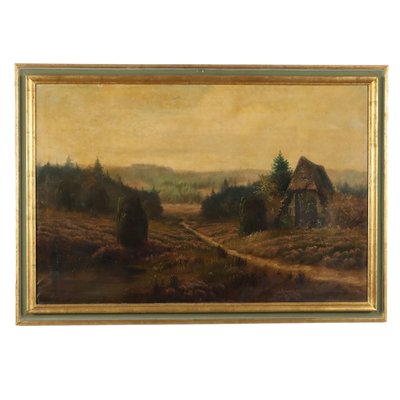 Country Landscape, 1900s, Oil on Canvas, Framed-VMM-2033355