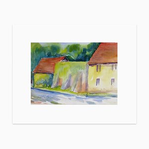 Countryside - Original Watercolor by Armin Guther - 1993 1993-ZCI-762215