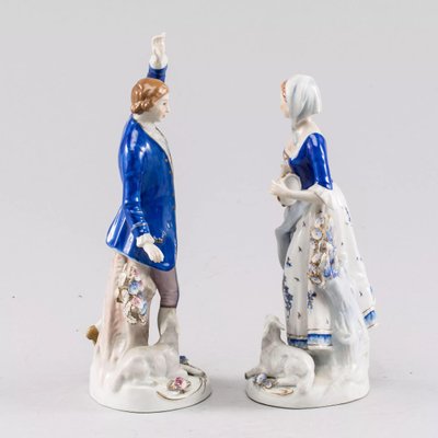 Couple Figurine from Sitzendorf, Set of 2-WMV-1129671