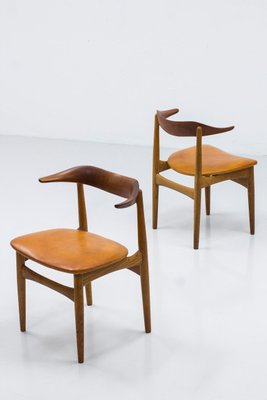 Cow Horn Chairs by Knud Faerch, 1950s, Set of 2-KO-1762534