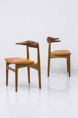 Cow Horn Chairs by Knud Faerch, 1950s, Set of 2-KO-1762534