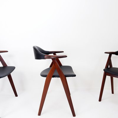 Cow Horn Chairs by Tijsseling Meubelfabriek, 1960, Set of 4-NYF-2019081