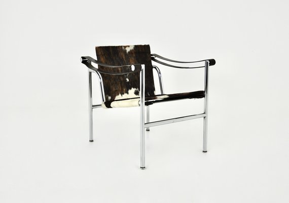 Cowhide LC1 Armchair by Le Corbusier for Cassina, 1970s-HFM-1798719