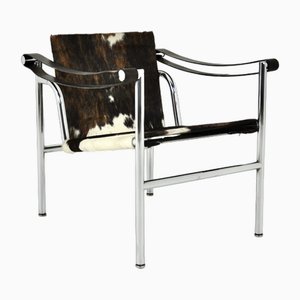 Cowhide LC1 Armchair by Le Corbusier for Cassina, 1970s-HFM-1798719