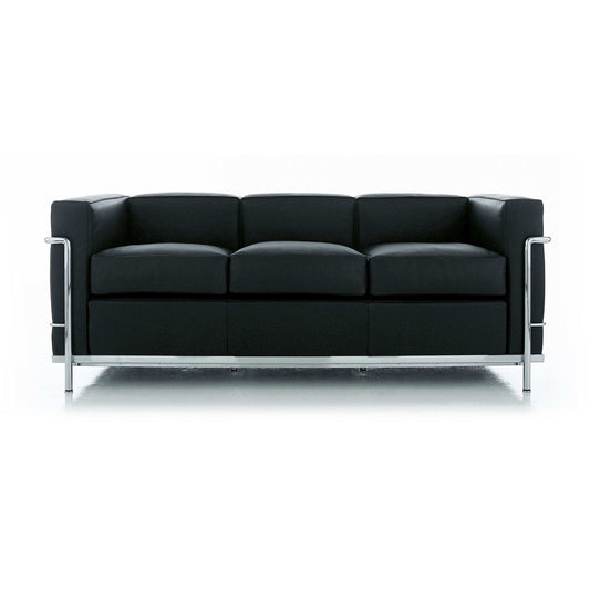LC2 Fauteuil Grand Confort, petit modèle, trois places - 3-seater leather sofa (Category - Leather | Z)