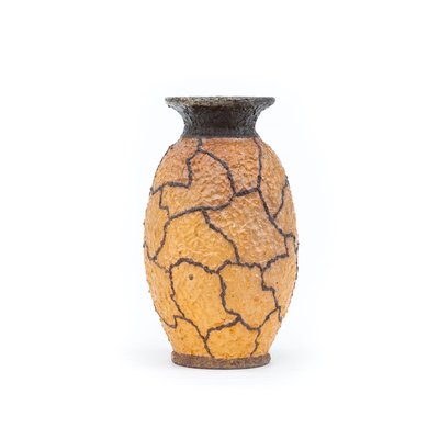 Cracked Earth Ceramic Vase, 1970s-FSD-887330