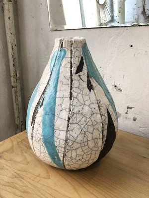 Cracked Earthenware Vase, 1950s-LCU-838663