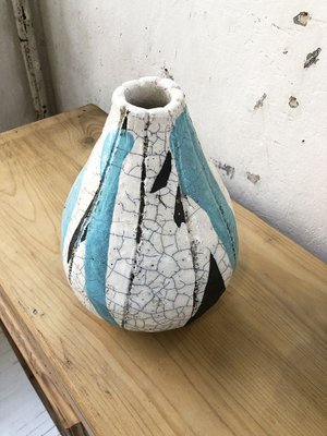 Cracked Earthenware Vase, 1950s-LCU-838663