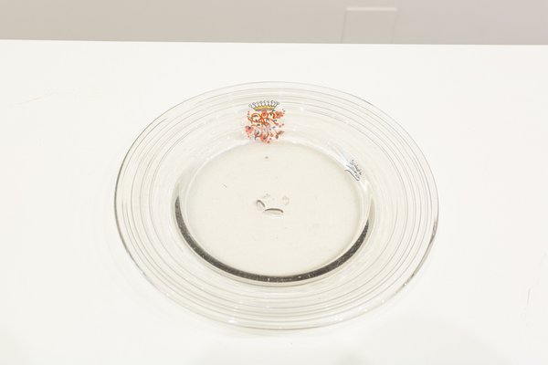 Craft Blown Glass Dish, Spain-UJE-1332210